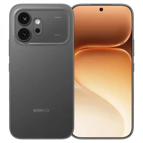 Honor 600, черный, вид спереди