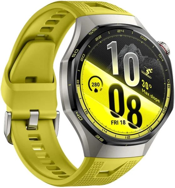 HUAWEI Watch GT 7 Pro, желтый, вид спереди