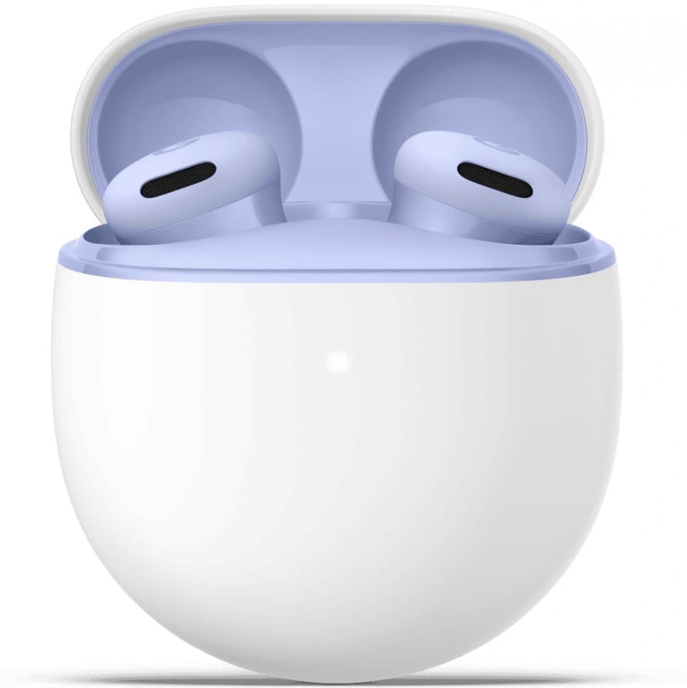 Google Pixel Buds 2A, ANC, Iris, Google Pixel Buds 2A, ANC, Iris, открытый зарядный футляр
