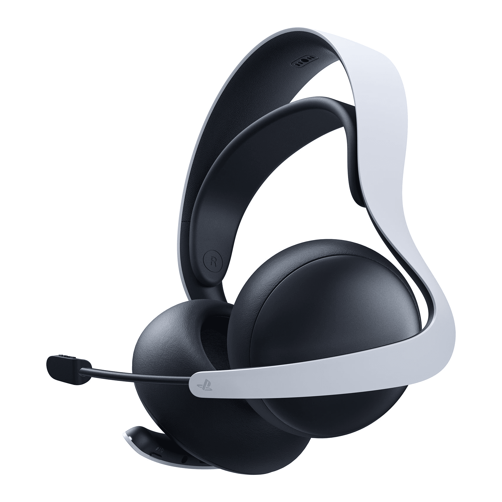 Sony PlayStation PULSE Elite, белый, наушники с выдвинутым микрофоном