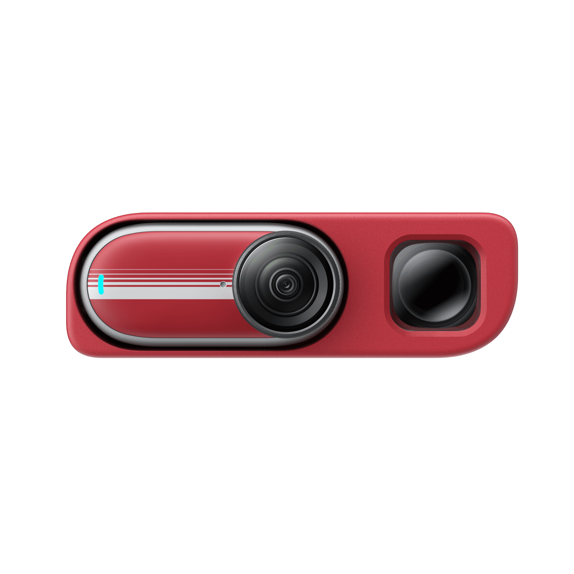 Insta 360 GO 3S Retro Bundle — красный — Retro camera front