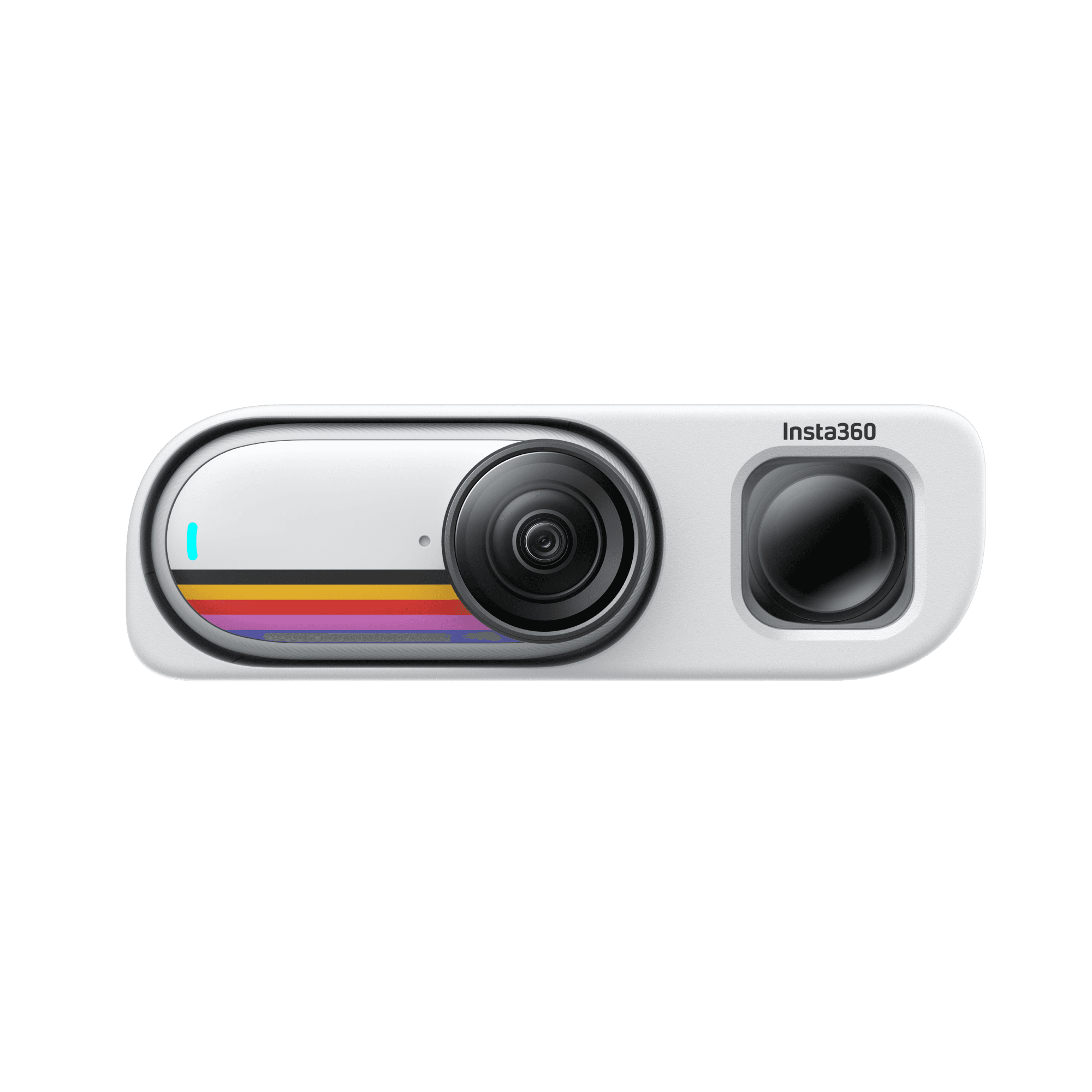 Insta 360 GO 3S Retro Bundle — белая — Retro camera front