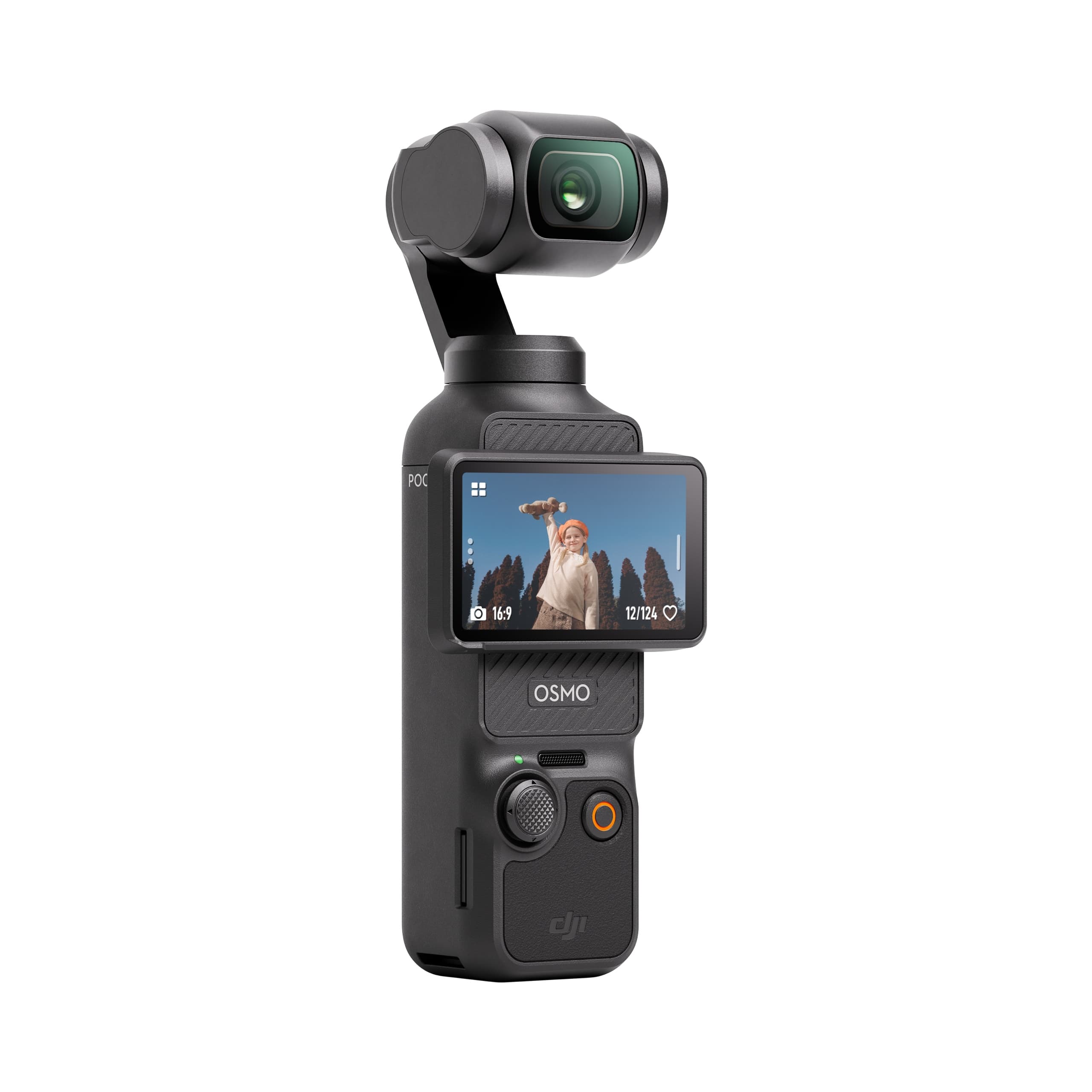 DJI Osmo Pocket 3 Creator Combo — черный — bare camera landscape-display quarter