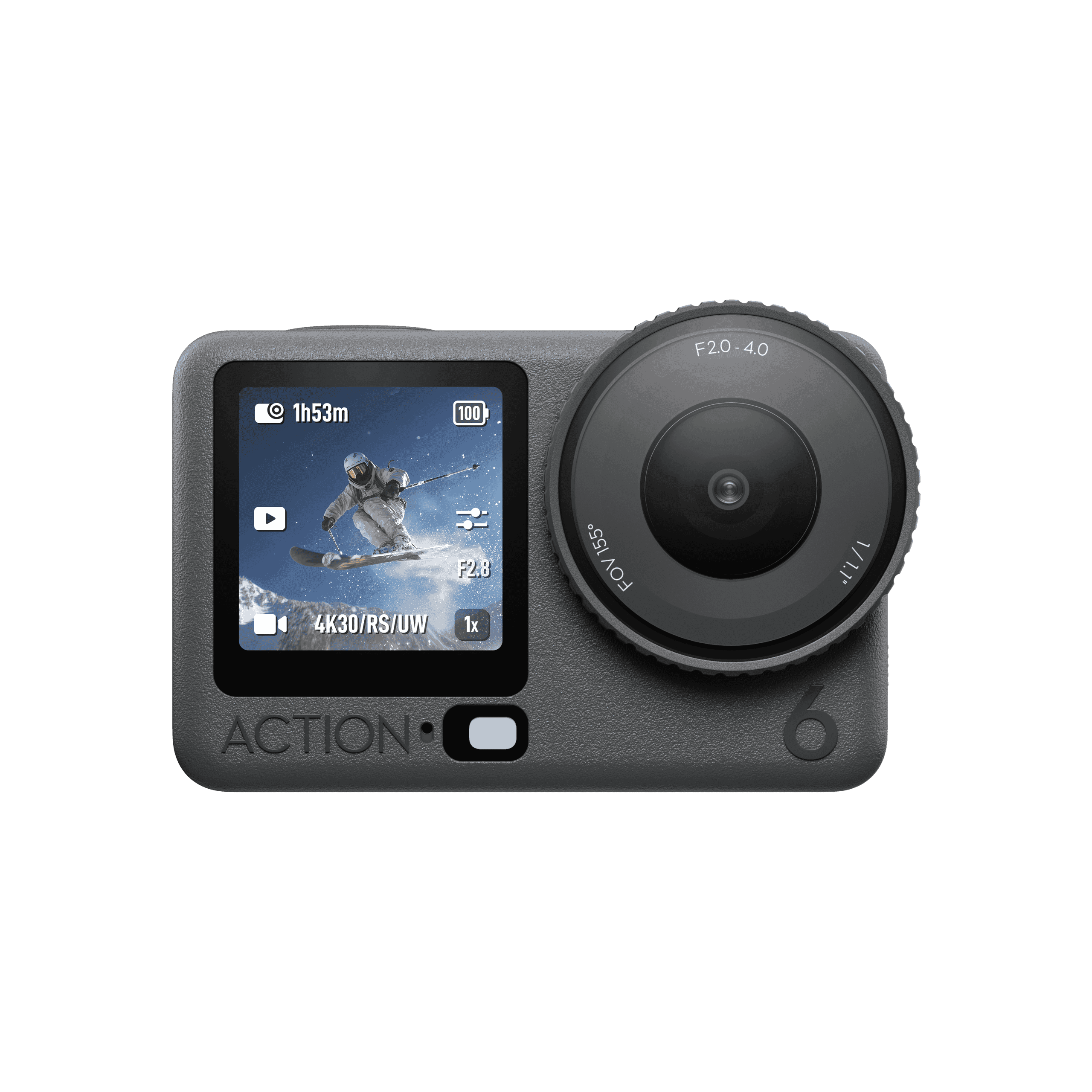 DJI Osmo Action 6 Adventure Combo — черный — front