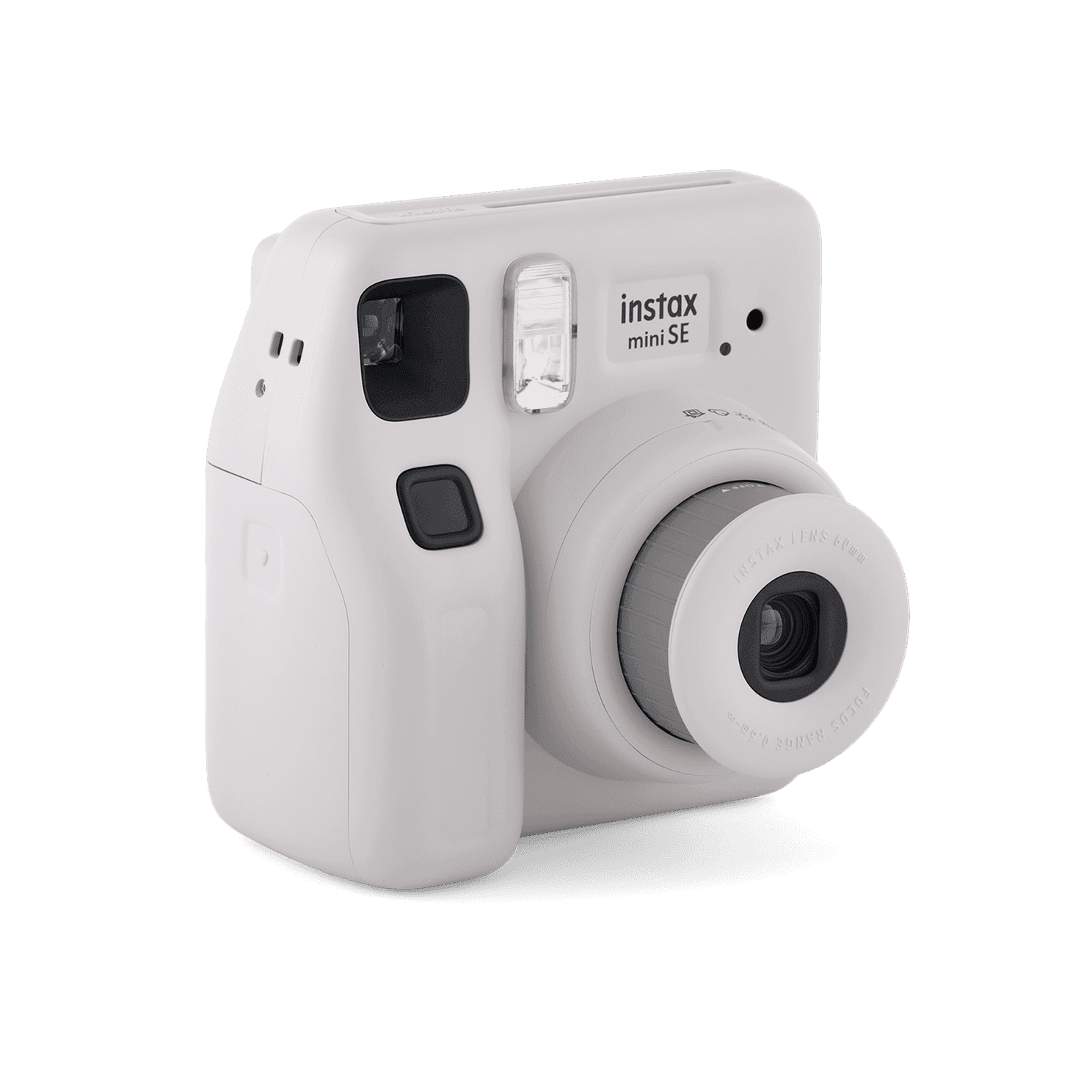 Fujifilm Instax Mini SE + картридж на 10 снимков — серый — front-three-quarter
