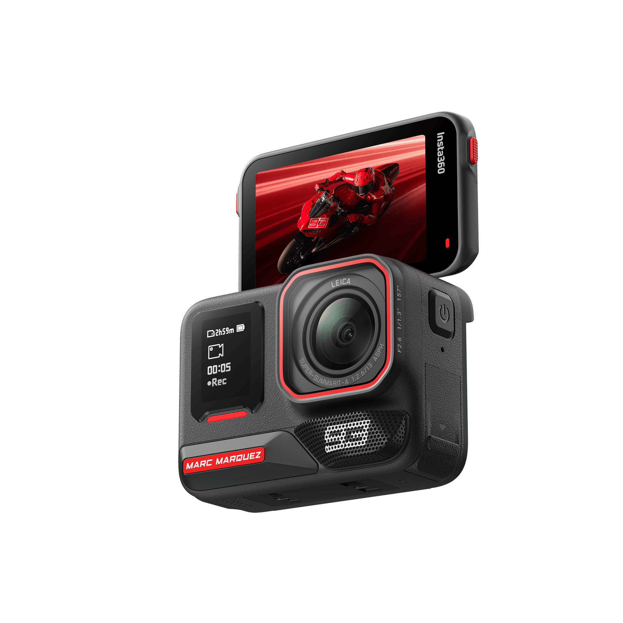 Insta 360 Ace Pro 2 MM93 Edition — — MM93 camera front quarter
