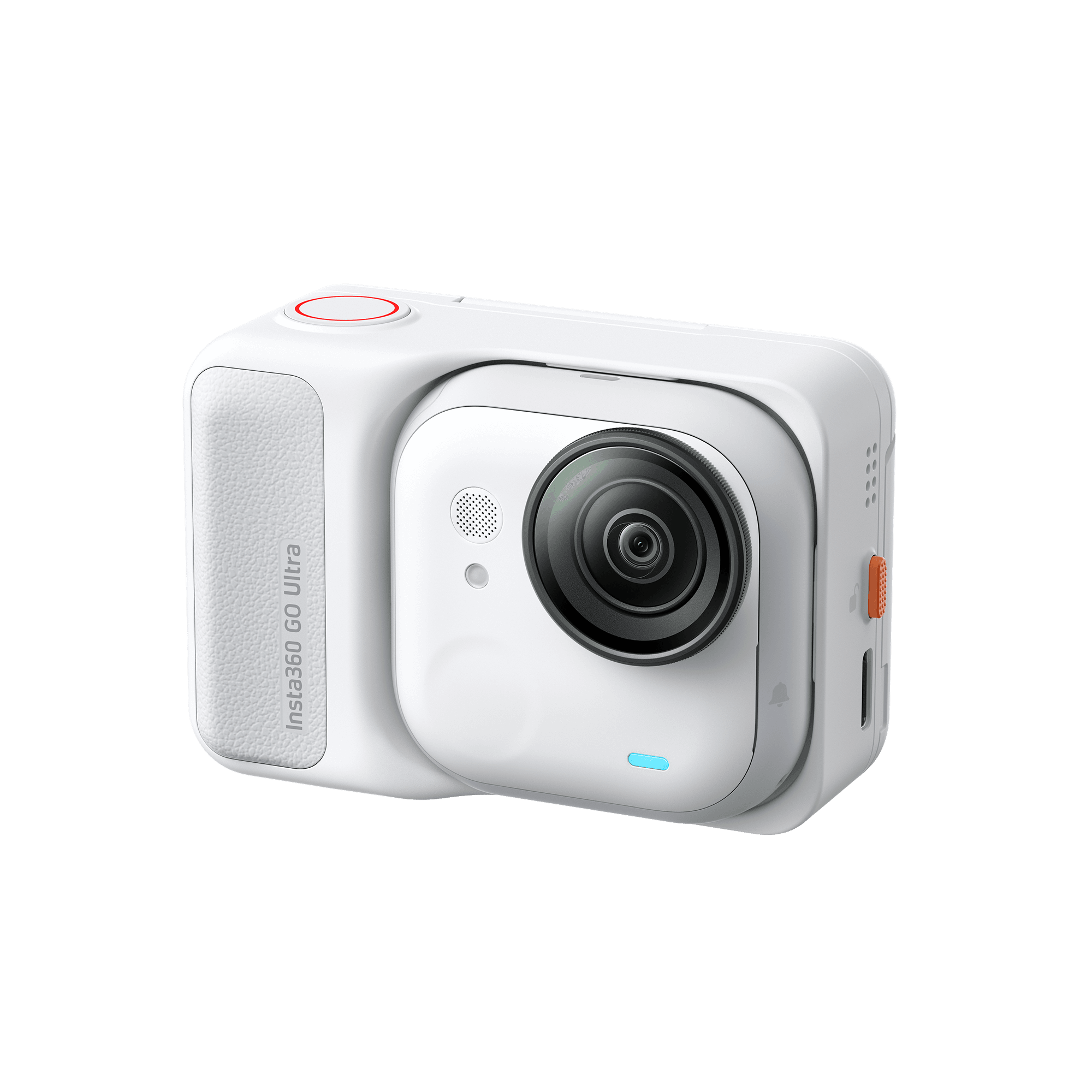 Insta 360 GO Ultra Creator bundle — белый — docked camera front quarter