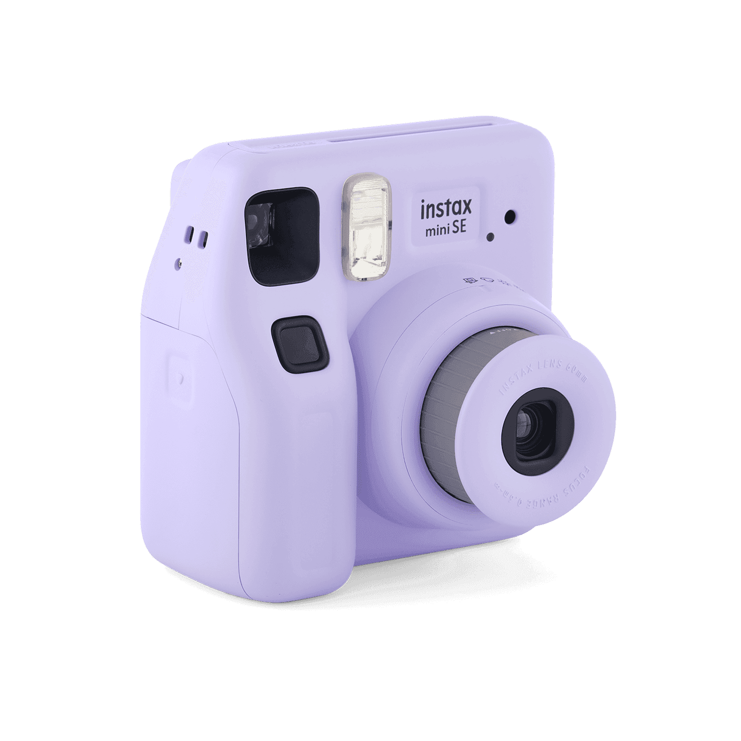 Fujifilm Instax Mini SE + картридж на 10 снимков — фиолетовый — front-three-quarter