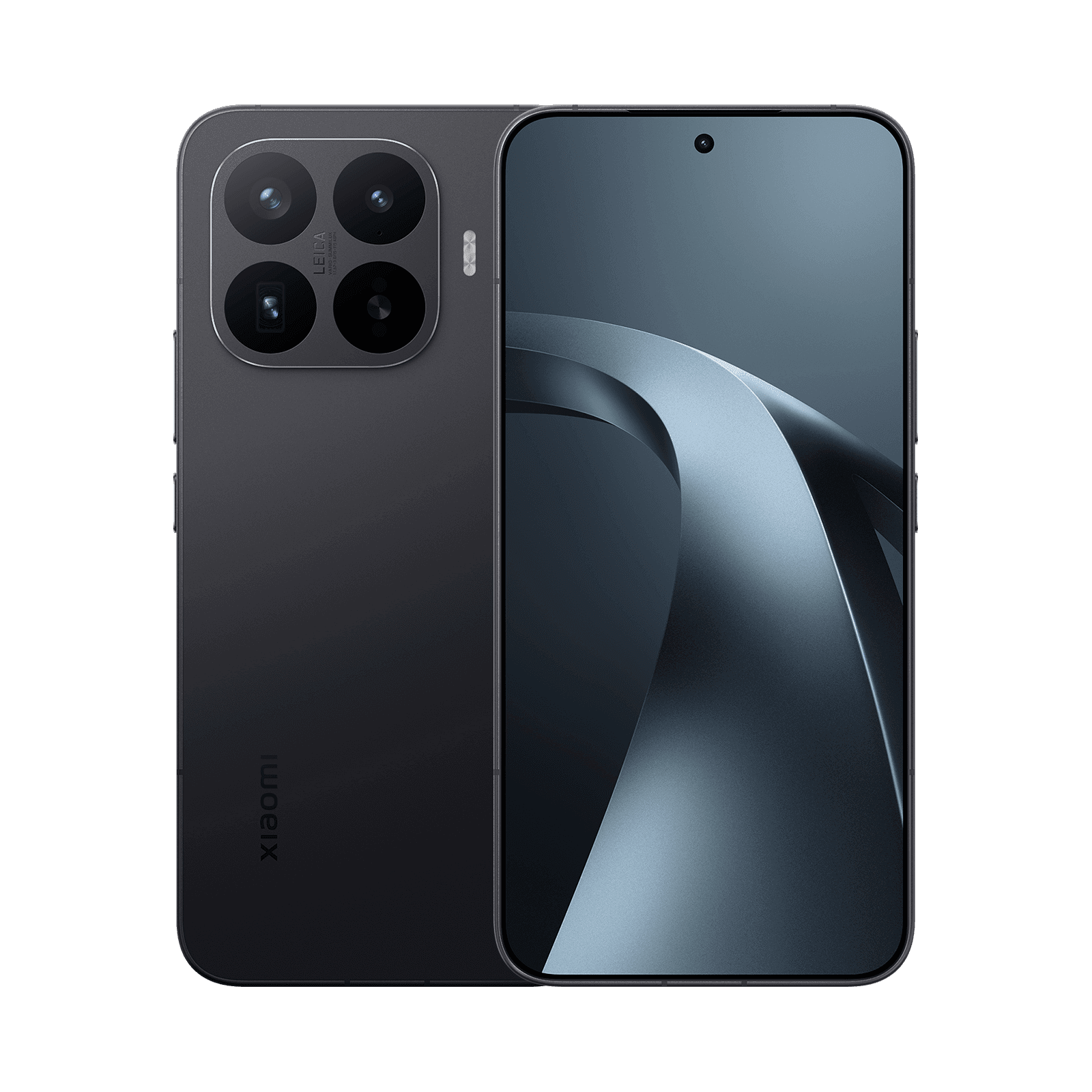 Xiaomi 17T Pro, черный, вид спереди и сзади