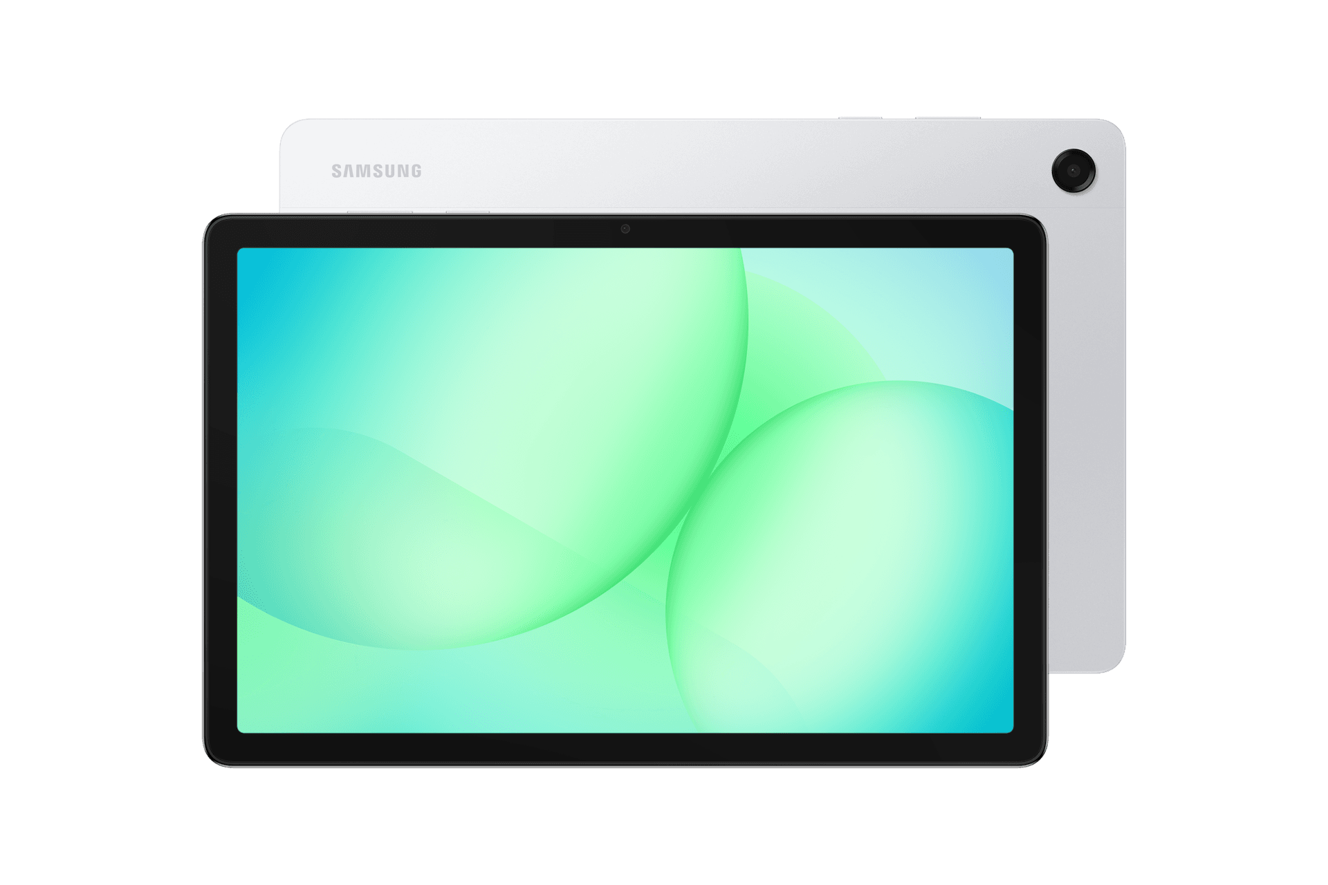 Samsung Galaxy Tab A11 Plus, + 5G · серебристый · front-and-back