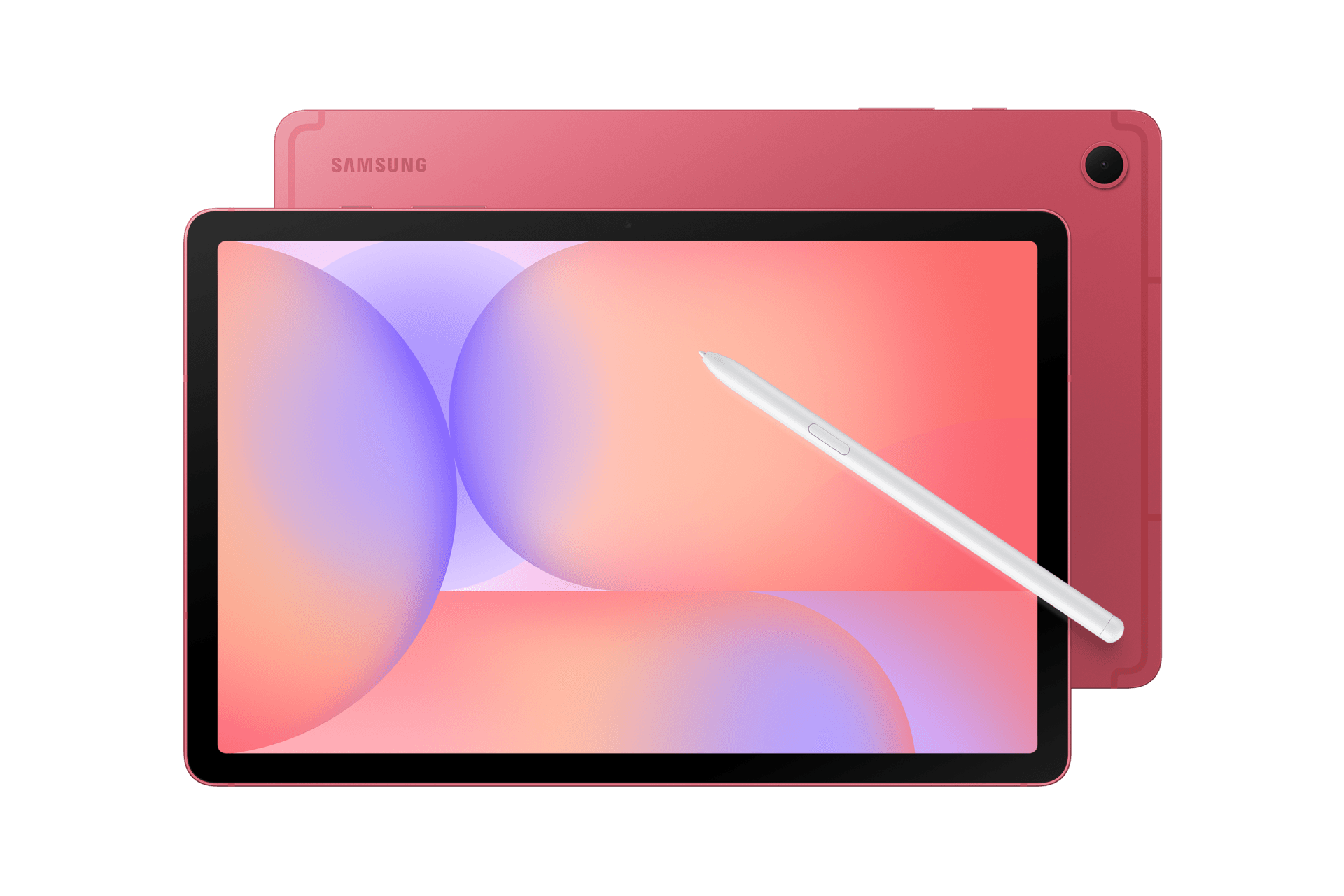 Samsung Galaxy Tab S10 Lite 5G, со стилусом · красный · front-and-back