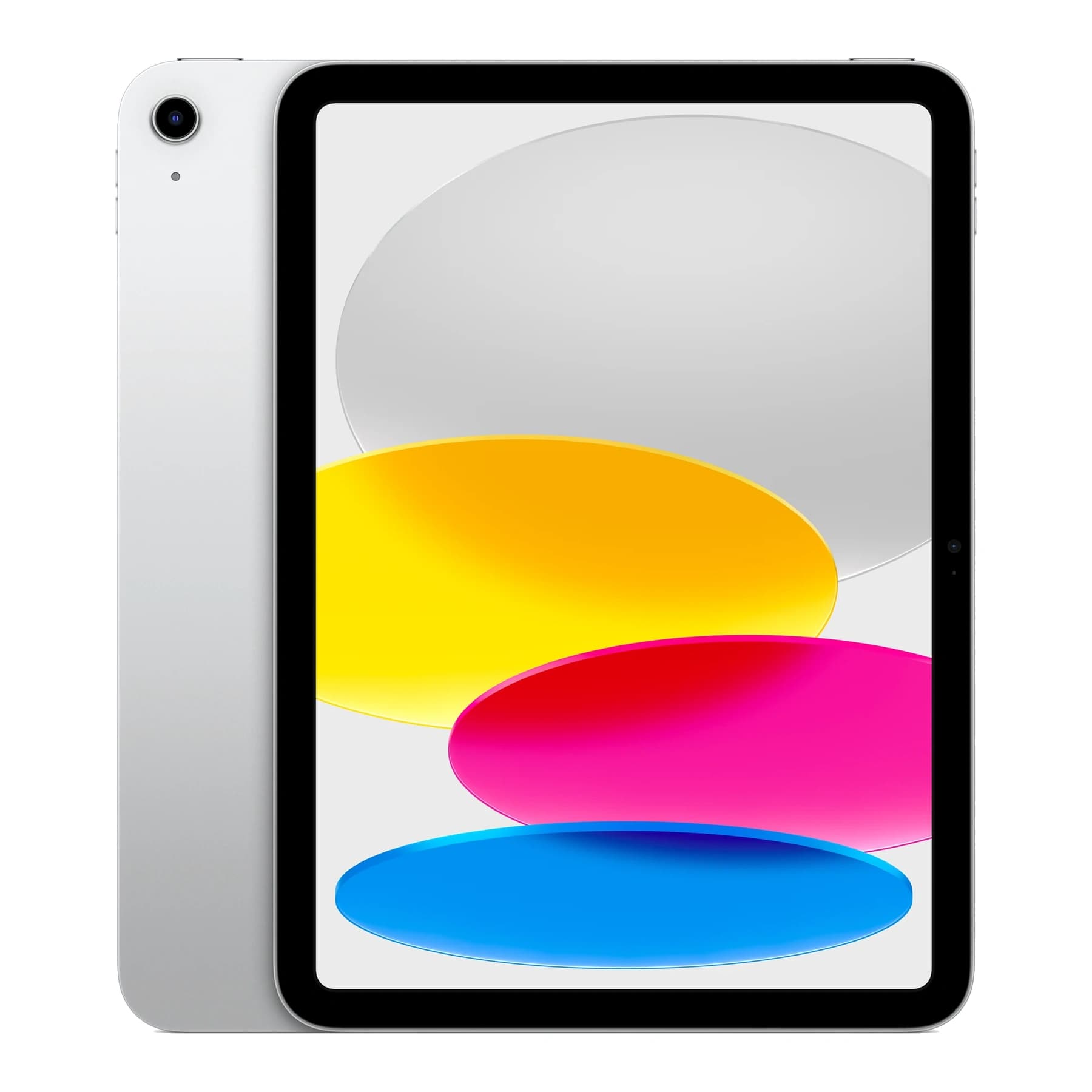 Apple iPad (2025) · серый · front-and-back