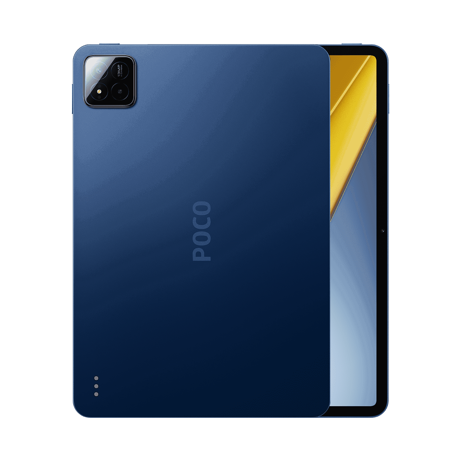 Poco Pad X1 · синий · front-and-back
