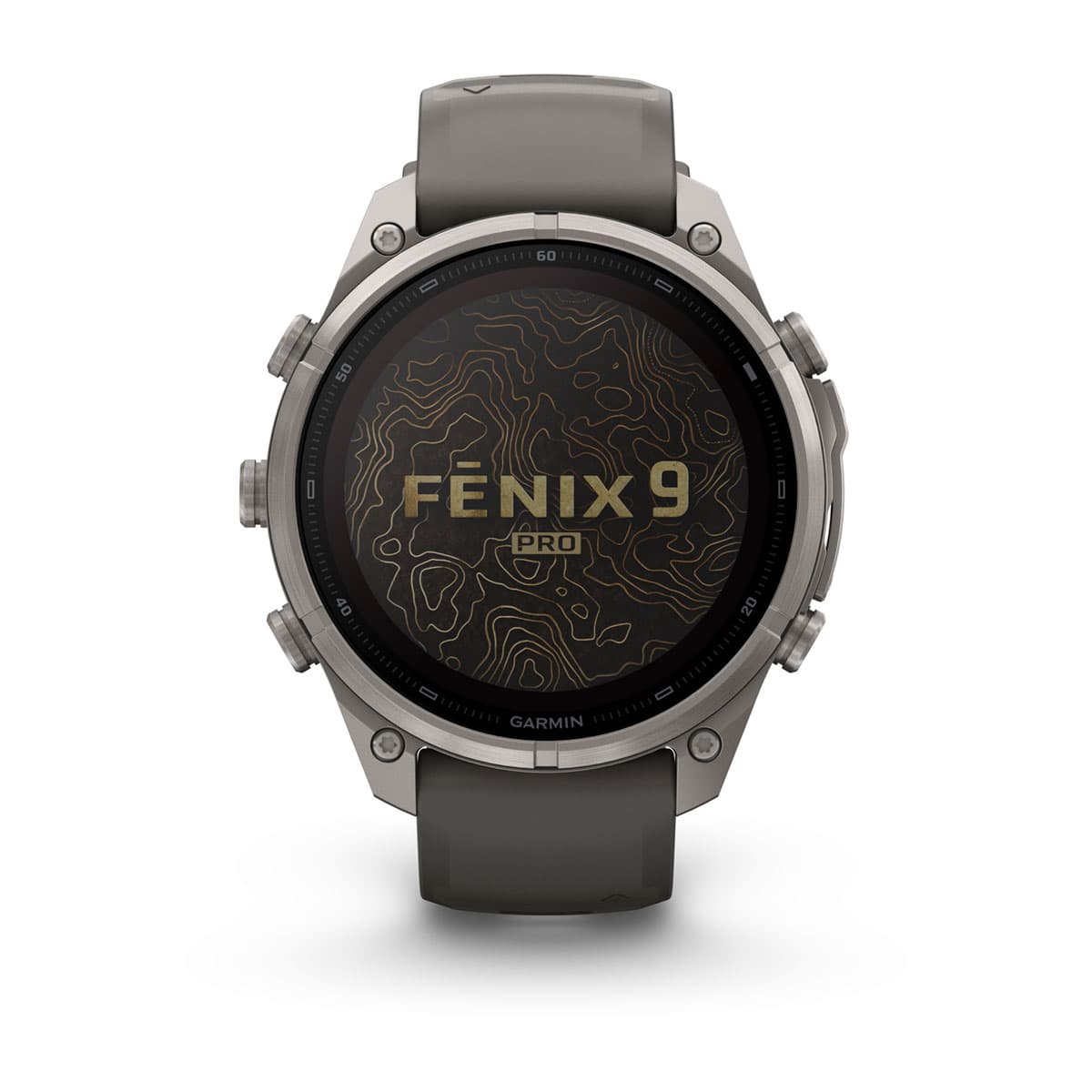 Garmin Fenix 9 Pro, Solar inReach Titanium Pebble Gray — 47 мм · Silver Gray — rf-xl