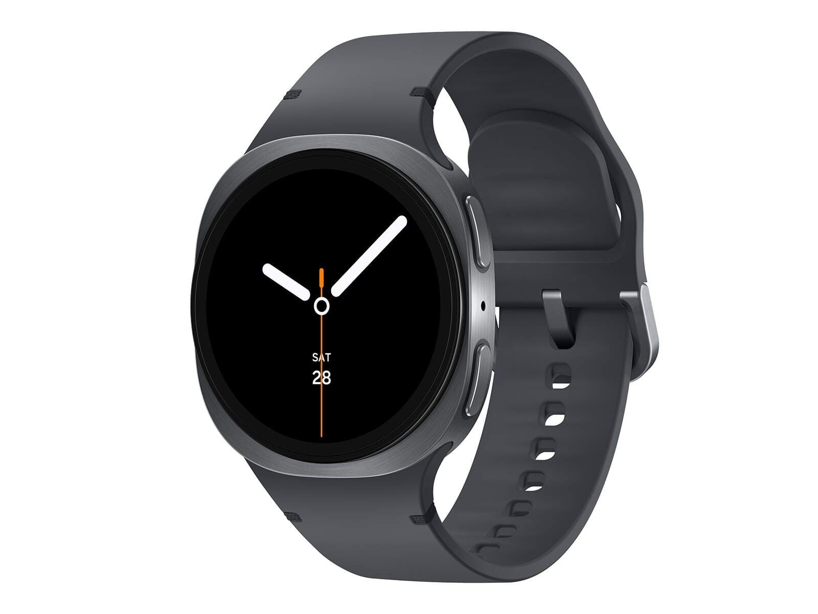 Galaxy Watch8, 40mm, Graphite, Wifi/Bluetooth — front-three-quarter