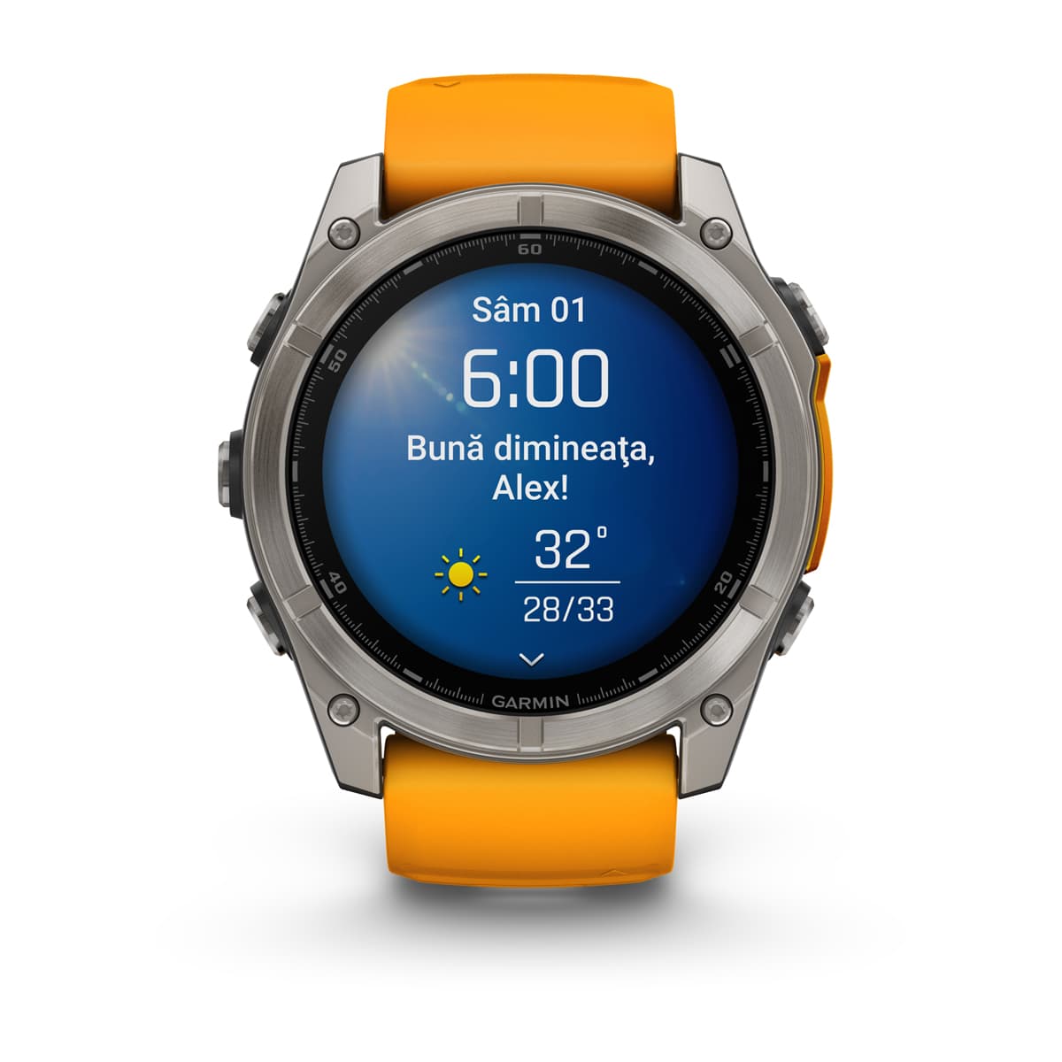 Garmin Fenix 8 — 51 мм · Sapphire Titanium Amoled — rf-xl