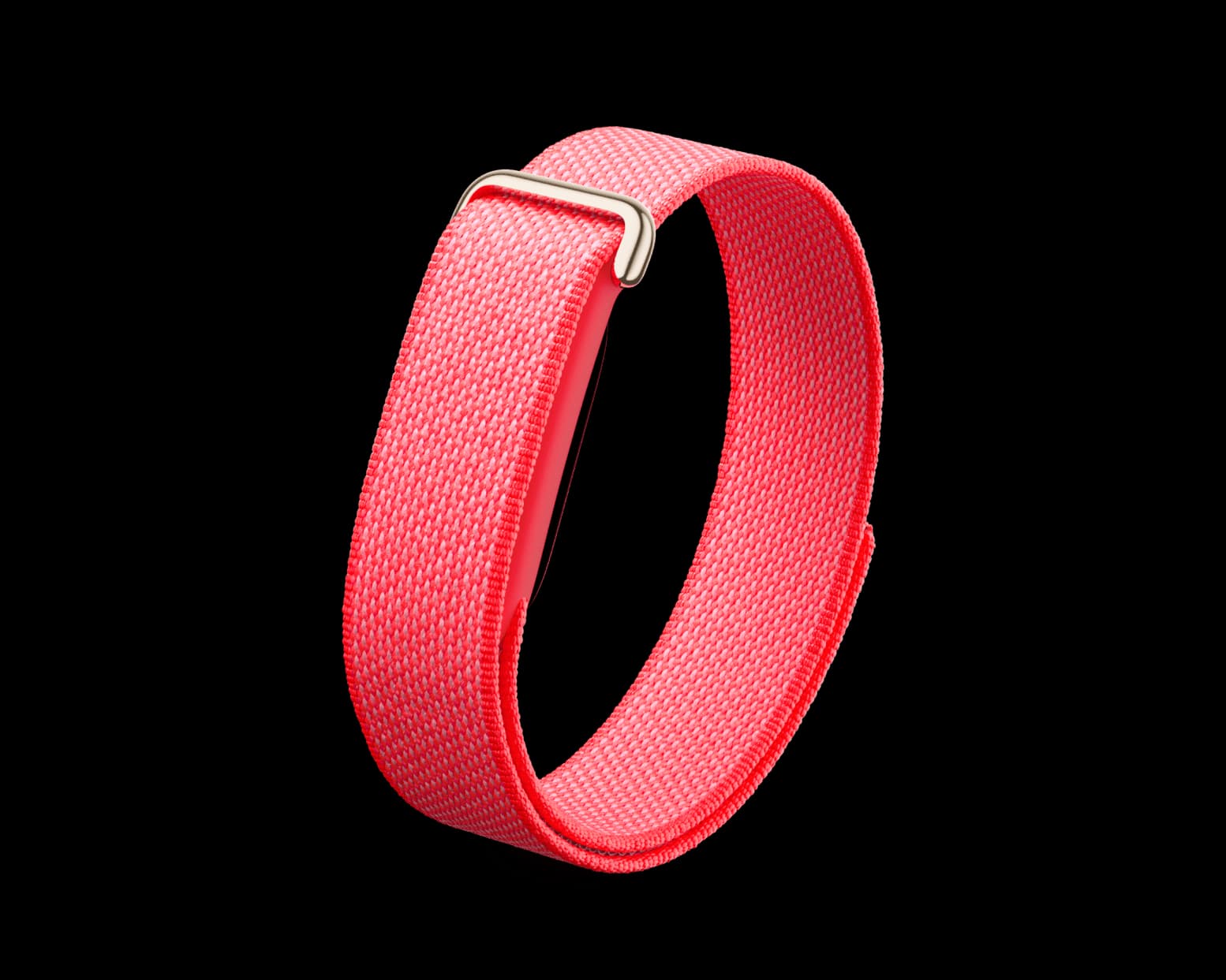 Google Fitbit Air (Berry) — front-three-quarter