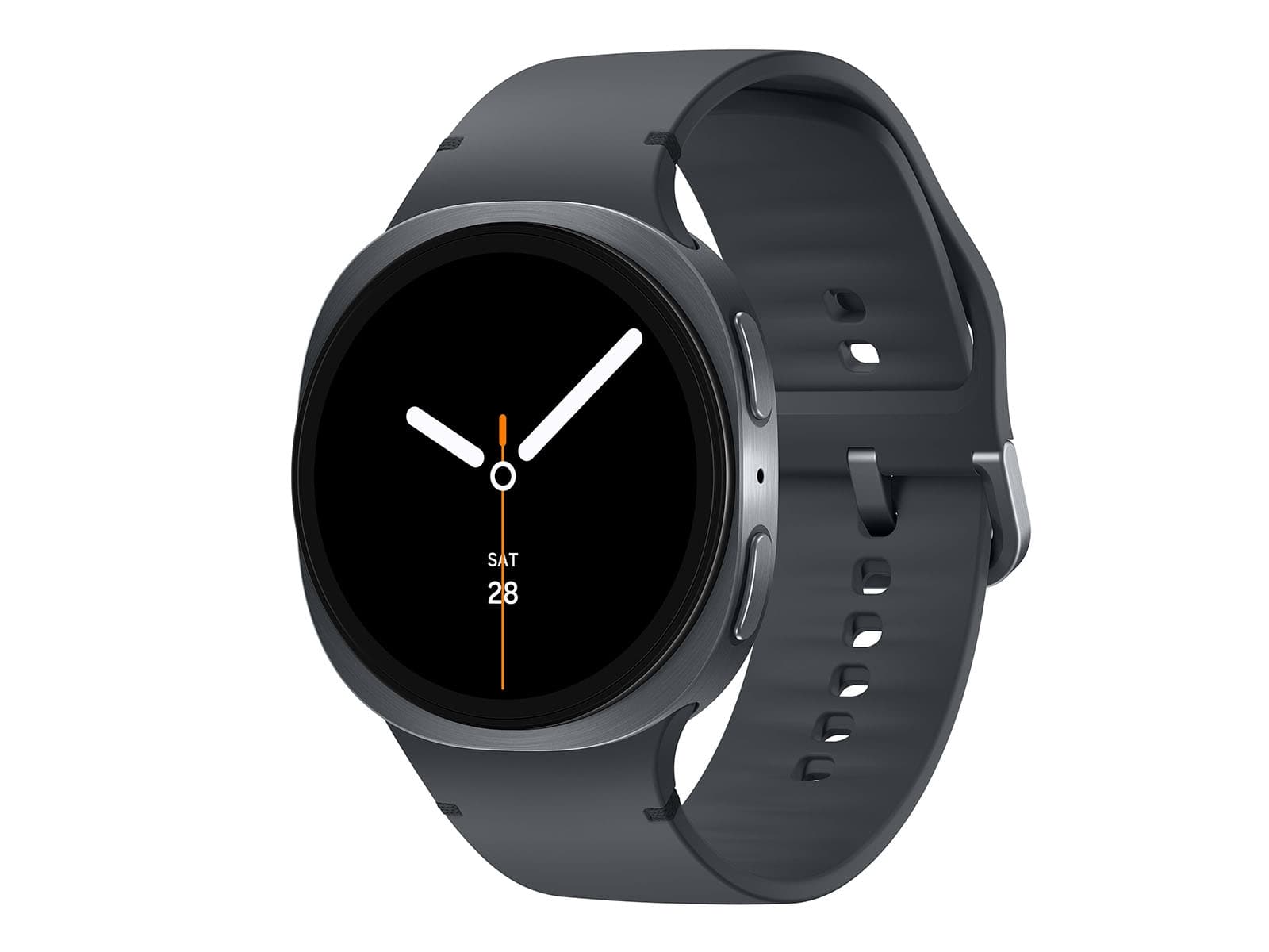 Galaxy Watch8, 44mm, Graphite, LTE — front-three-quarter