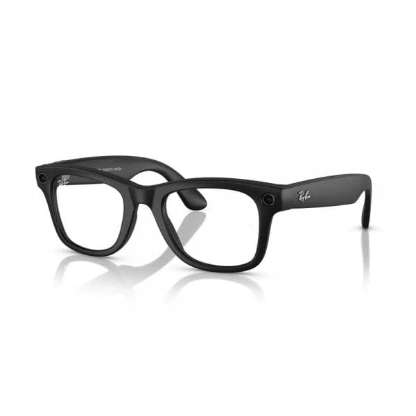 Ray-Ban Wayfarer Shiny Black/ Clear (50)